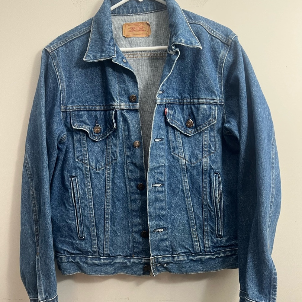 Vintage 80’s Levi's Denim Trucker Jacket 70506 0214 Mens 40 Made in the USA